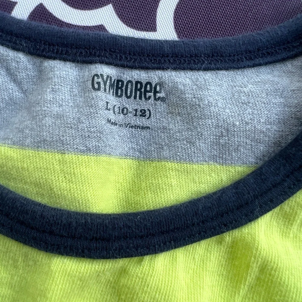 Gymboree stripe cotton tank tops